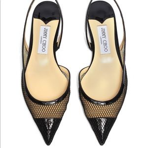 Jimmy Choo Fetto Flat Black Point
